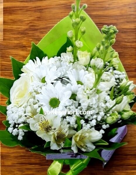 bouquet fiori bianchi basic