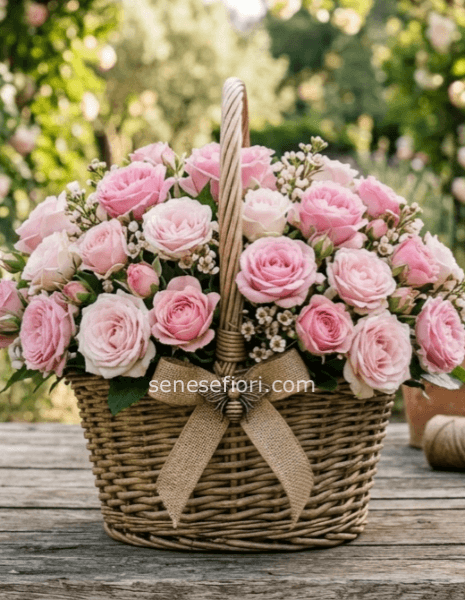 cestino 10 rose small