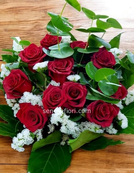 Bouquet rose rosse Ecuador Small