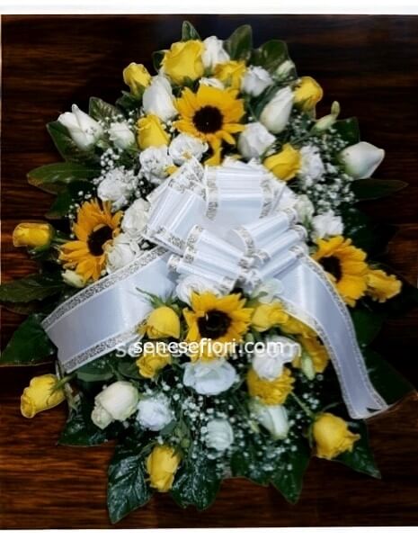 Cuscino Funebre "Stefany": Eleganza Moderna e Ricordo Dolce