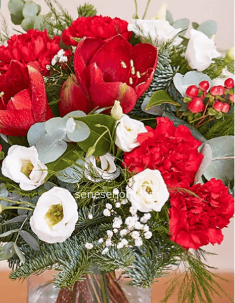 Bouquet Christmas art 58