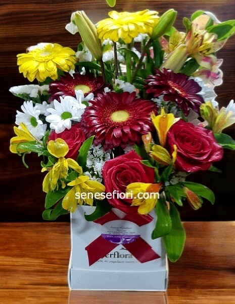 flower box fiori misti 