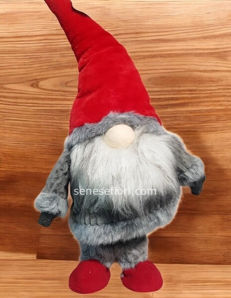 elfo rosso molleggiante natalizio