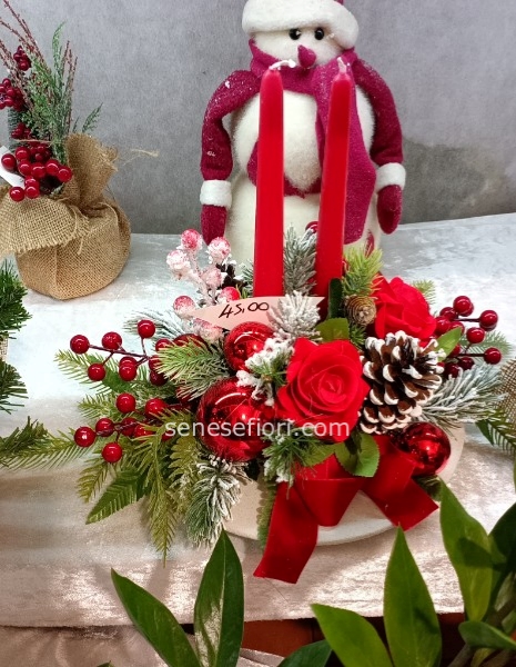 centrotavola artificiale tondo 