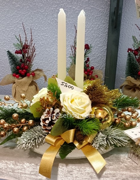 centrotavola artificiale oro