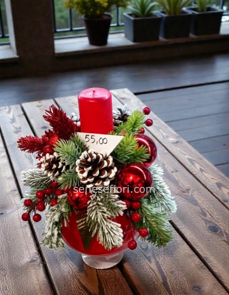 ampolla natalizia vetro oro